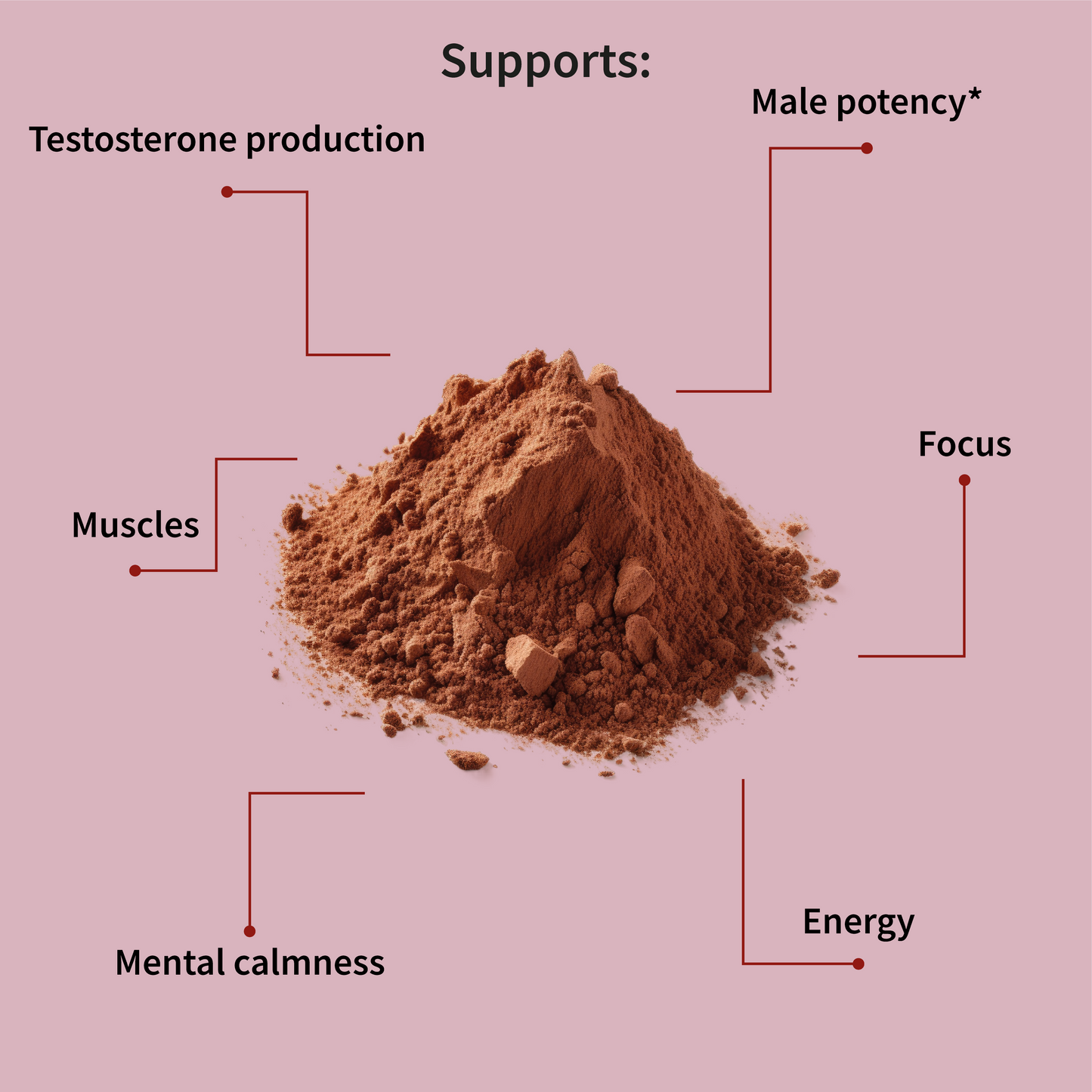 2 bags - Testosterone Support v1.0 (360 grams)